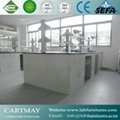 epoxy resin worktop with wood cabinet for laboratory 4
