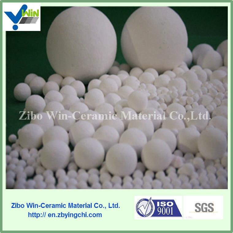 Inert alumina ceramics ball support media with heat resistan 2