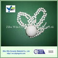 Inert alumina ceramics ball support media with heat resistan