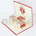 Manchester united pop up card handmade greeting card