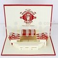 Manchester united pop up card handmade greeting card 3