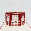 Wedding cube pop up card handmade greeting card 1