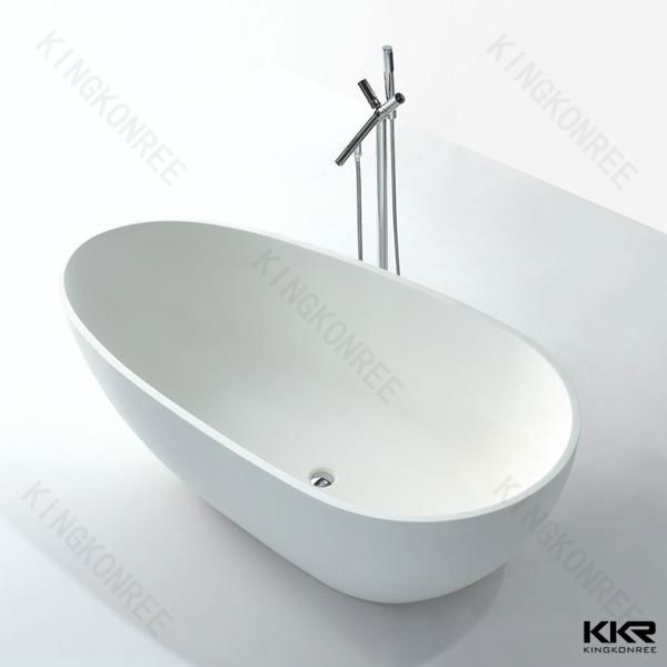 China kkr sales high quality portable solid surface bathtub 4