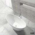 KKR Factory modle made solid surface bathtub for adult 3