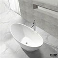 Europe market white marble natural stone bathtub for sale 3