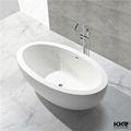 Europe market white marble natural stone bathtub for sale 5