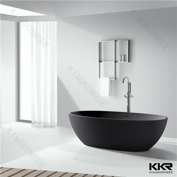 Small sample piece solid surface freestanding bathtub