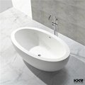 Small sample piece solid surface freestanding bathtub 2
