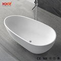 Unique P- shape small saize artificial stone bathtub for baby 1