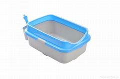 new fat cat litter box with scoop and holder cat litter pan pet products