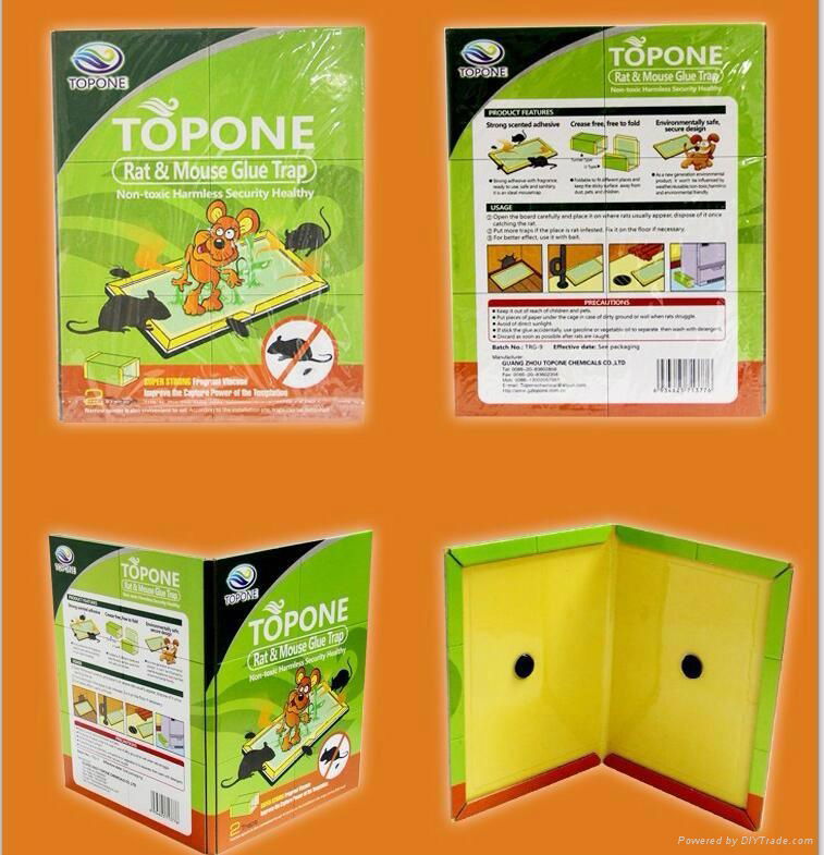 TOPONE New Design Very Effect Rat&Mouse Glue Trap For Kill Cockroaches 2