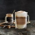 Light Weight Double Wall Glass Coffee Cup  2