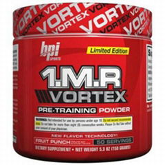 BPI, 1.M.R. Vortex Pre-Workout Blueberry Lemon Ice 50 Servings