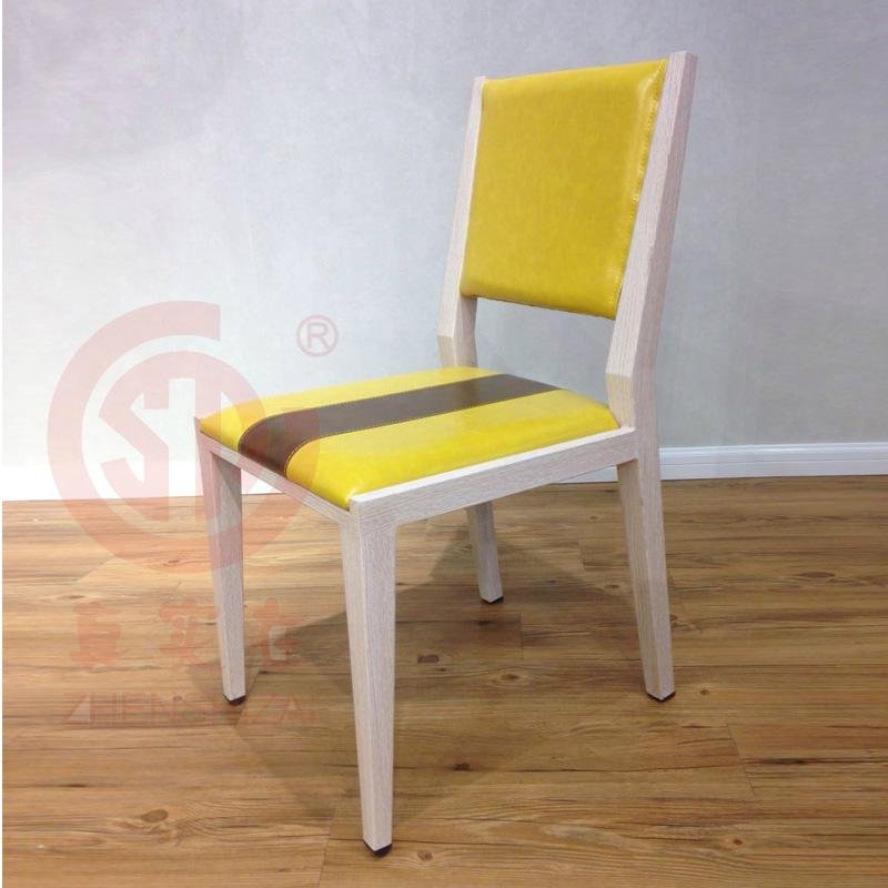 2017new style fresh PU leather dining chair