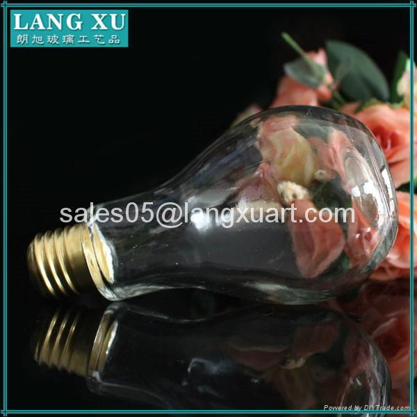 200ml 300ml glass juice drinking light bulb jar 3