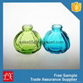 colored pumpkin shape luxury tester perfume glass bottle