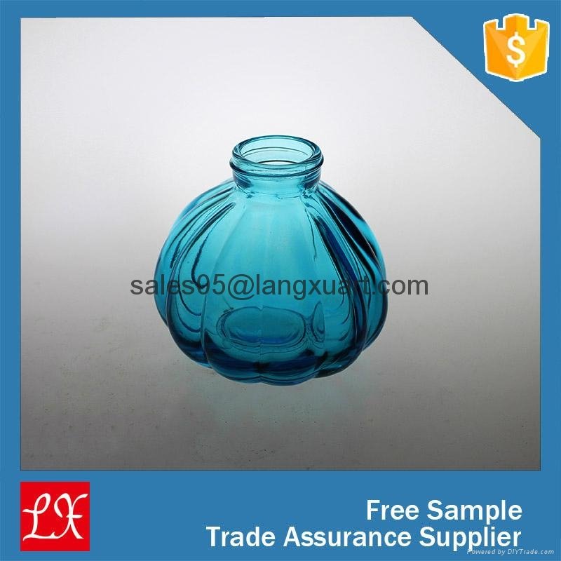 colored pumpkin shape luxury tester perfume glass bottle 4