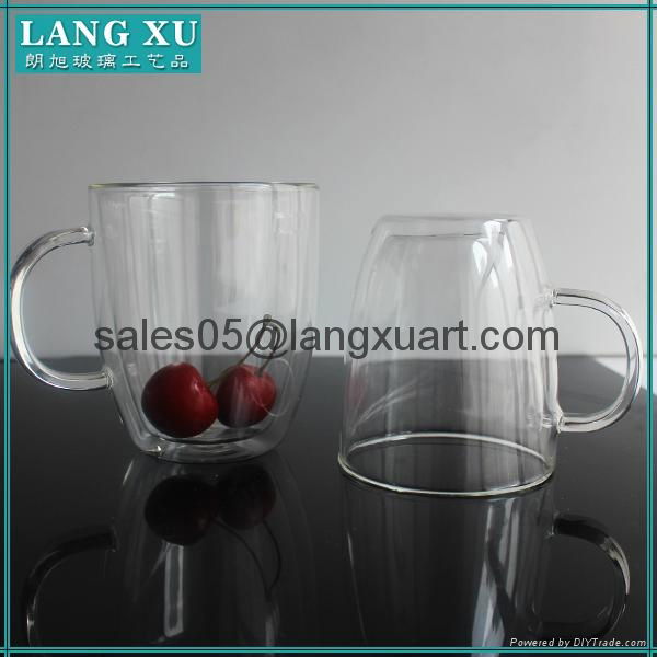 bulk glass coffee double wall mug 3