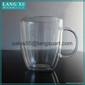 bulk glass coffee double wall mug 4