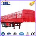 3 Axles Stake Tri-Axle Fence Transport Truck Trailer 2