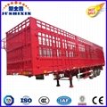 3 Axles Stake Tri-Axle Fence Transport Truck Trailer 3