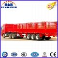 3 Axles Stake Tri-Axle Fence Transport Truck Trailer 5