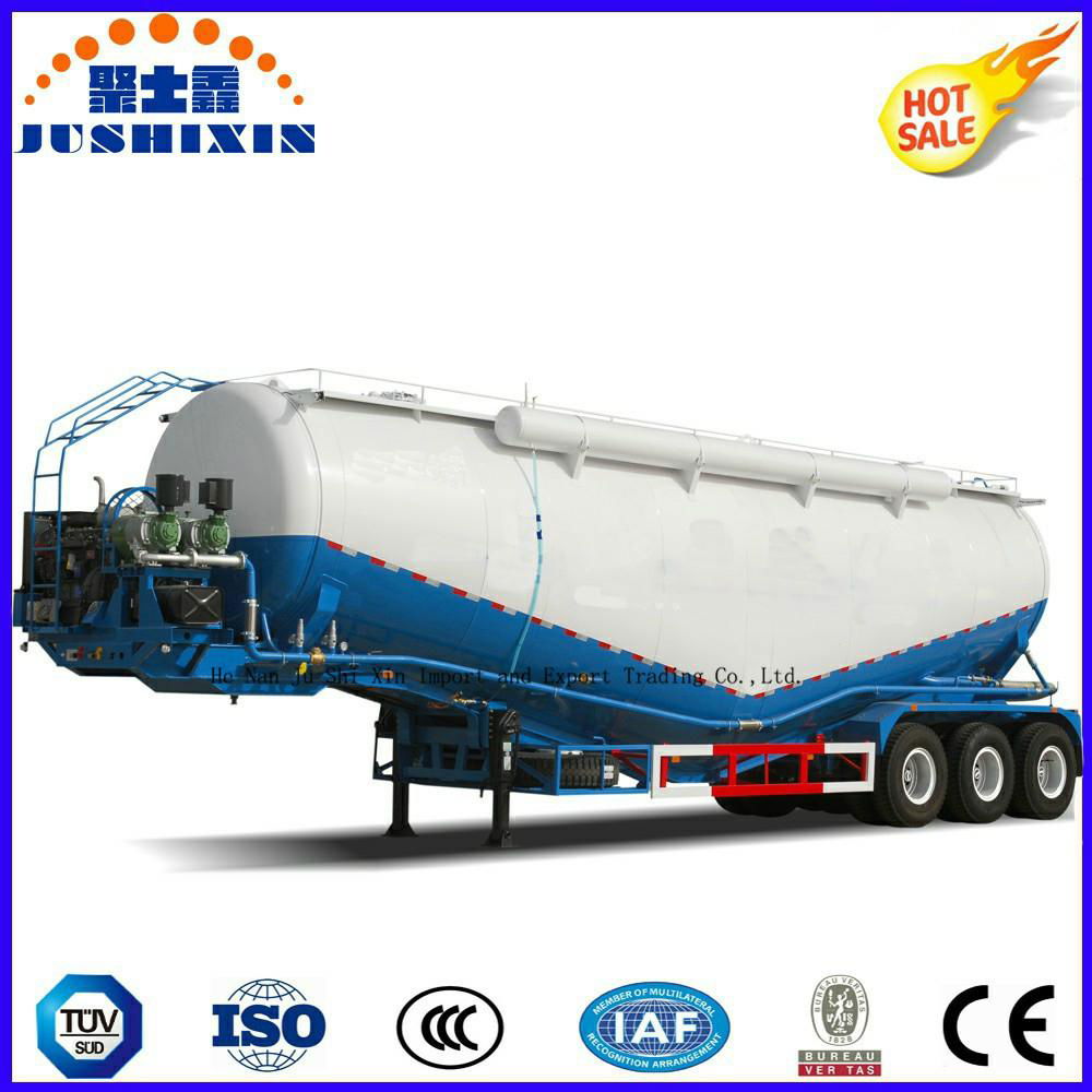 3 Axle 45cbm Bulk Cement Transportation Truck Semi Trailer 3