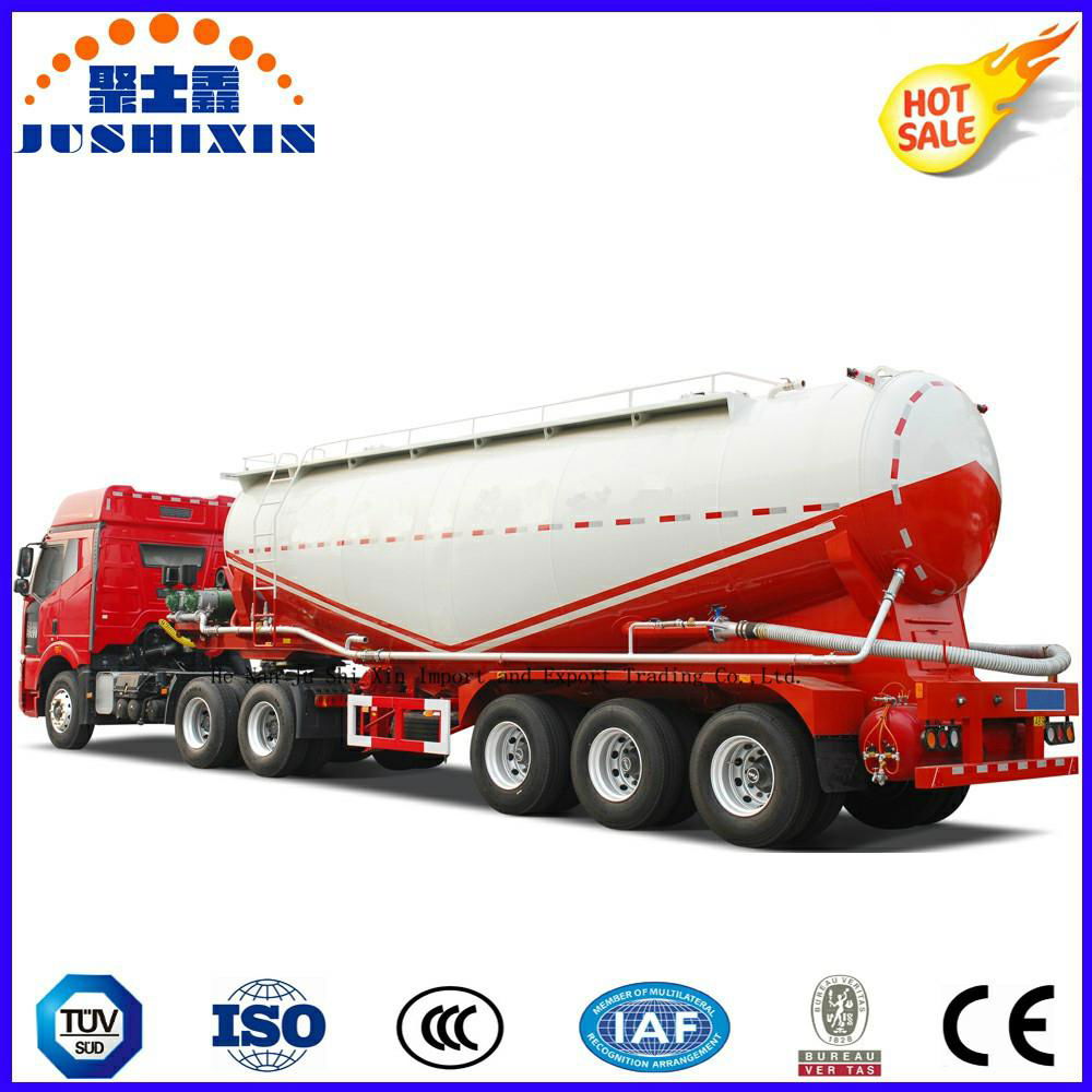 3 Axle 45cbm Bulk Cement Transportation Truck Semi Trailer 4