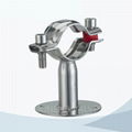 Stainless steel round type pipe support