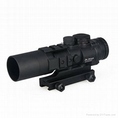 tactical air guns rifle scope 3x Prism Red Dot Sight with Ballistic CQ Reticle