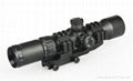 fast focus 1.5-5X40BE long eye relief Rifle scope Hunting Riflescopes with Red G 1