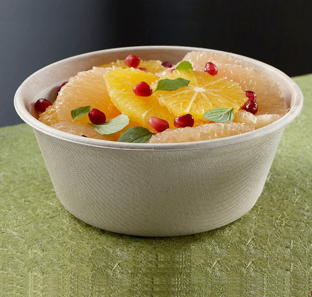 1000 ml soup bowl salad bowl lid bamboo pulp tableware disposable 3