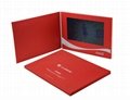 Customized printing 7inch lcd screen video brochure