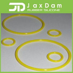 China manufacture high quality yellow silicone o ring