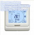 China factory touch screen thermostat for floor heating 16A 2