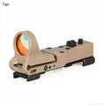 Tactical Railway Aluminum Red Dot Scope with Click Switch 5
