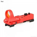 Tactical Railway Aluminum Red Dot Scope with Click Switch 2