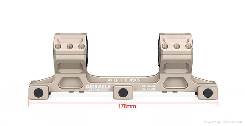 Aluminum 25-30mm double ring scope mount  3