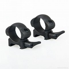 Quick released tactical hunting 25.4mm scope mount