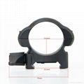 Quick released tactical hunting 25.4mm scope mount 4