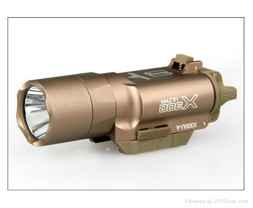 Tactical air gun flashlight X300 Ultra LED Weapon Light 