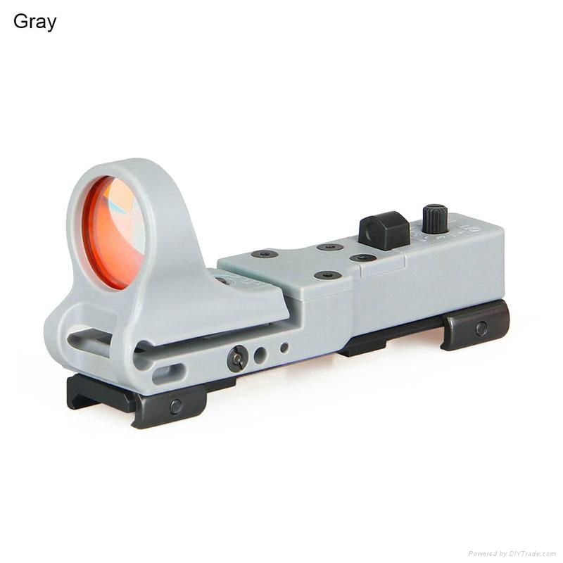 Tactical Railway Aluminum Red Dot Scope with Click Switch 2