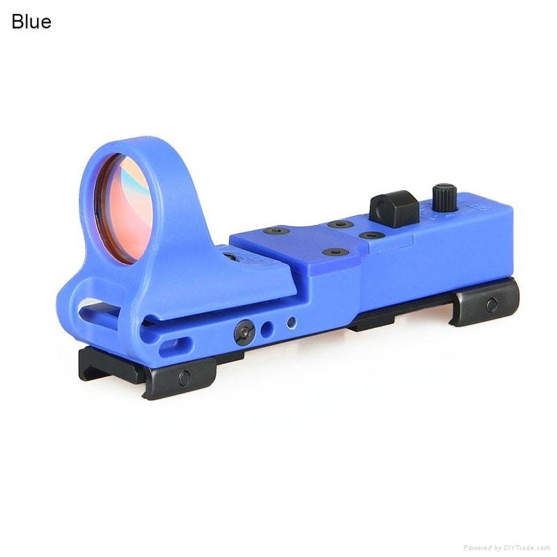 Tactical Railway Aluminum Red Dot Scope with Click Switch 4