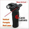 Tactical Grip with Flashlight & Red Laser 1