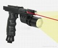 M900 tactical grip flashlight with tracking light + red laser