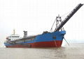 Self unloading barge for sand or coal 1