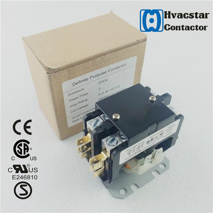 definite purpose contactor aircondition hvacstar 2pole 30a 240v SA