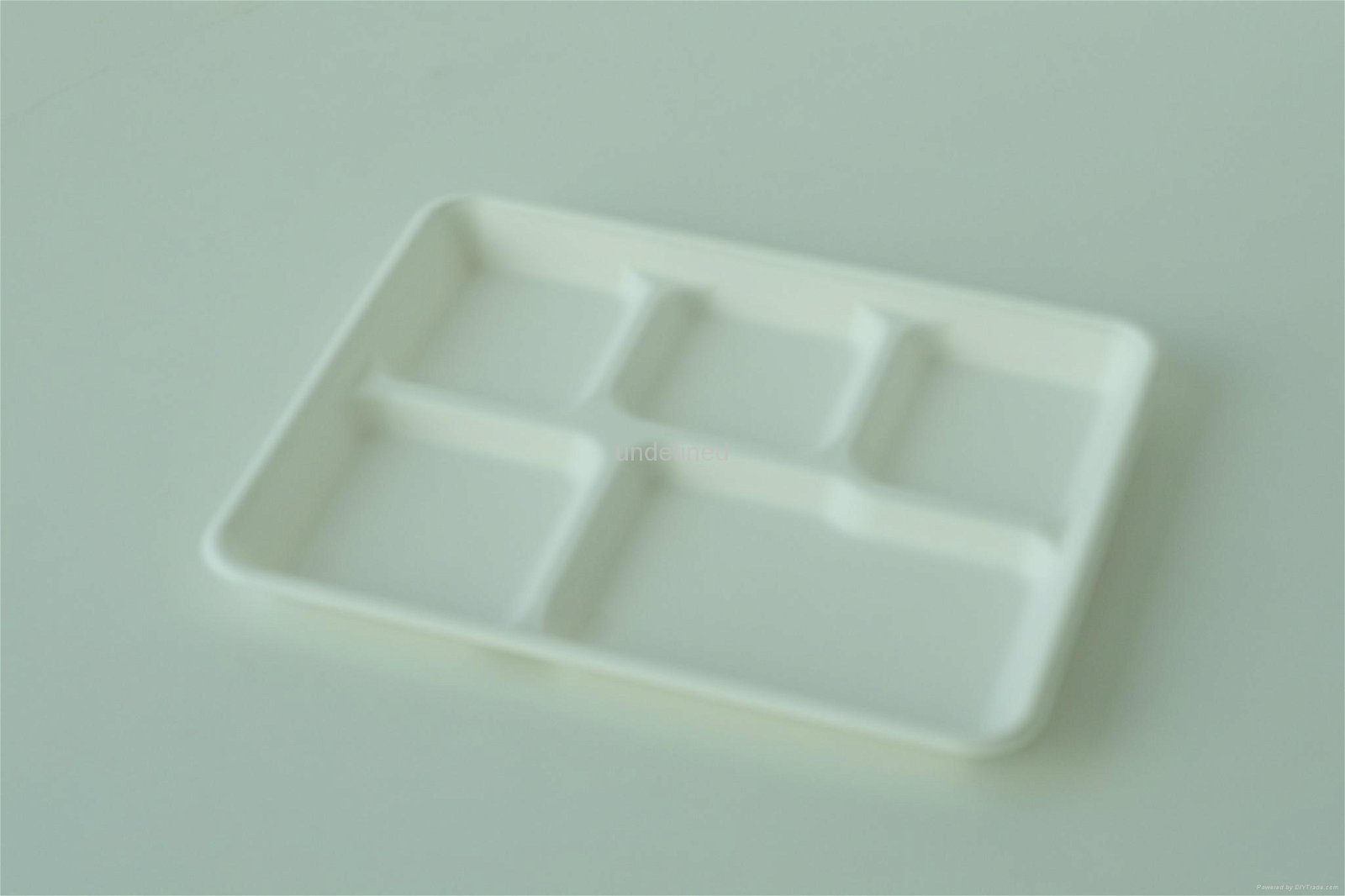  disposable compostable food packaging  5 Compartment   Tray  2