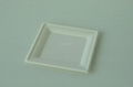 Disposable  Paper Pulp Sugarcane Bagasse food tray Square Plate 6" 8" 10"   1