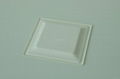 Disposable  Paper Pulp Sugarcane Bagasse food tray Square Plate 6" 8" 10"   2